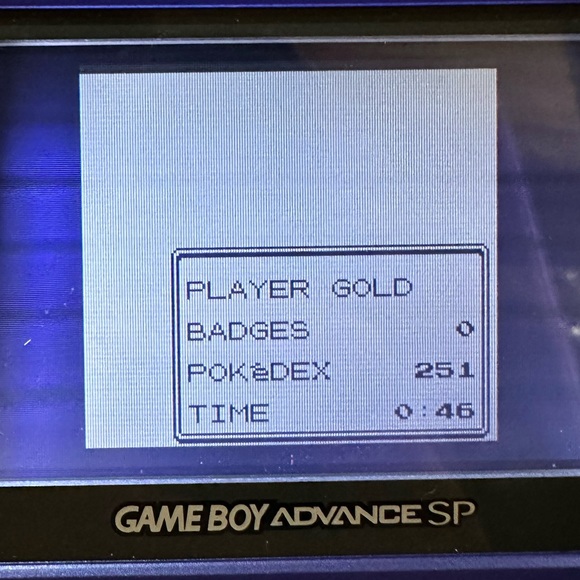 POKEMON Gold All 251 GAME AUTHENTIC & NEW BATTERY! - Picture 5 of 9
